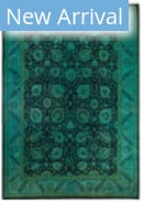 Solo Rugs Fine Vibrance Green 9' x 12'10'' Rug