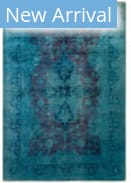 Solo Rugs Fine Vibrance Blue 5'11'' x 8'8'' Rug