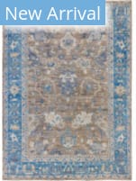 Solo Rugs Colorful Oushak Brown 8'9'' x 12'2'' Rug