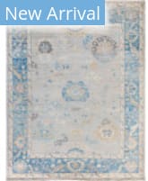 Solo Rugs Colorful Oushak Light Gray 9'3'' x 11'10'' Rug