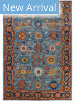 Solo Rugs Serapi Light Blue 6'2'' x 9' Rug