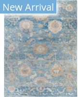 Solo Rugs Colorful Oushak Light Blue 9' x 11'10'' Rug