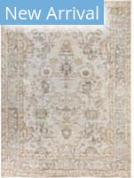 Solo Rugs Colorful Oushak Light Gray 9'2'' x 12'3'' Rug