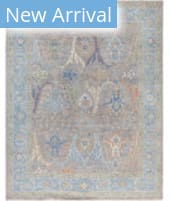 Solo Rugs Colorful Oushak Gray 7'11'' x 9'11'' Rug