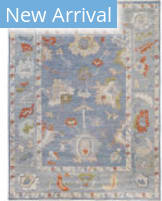 Solo Rugs Colorful Oushak Gray 9' x 11'9'' Rug