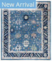 Solo Rugs Colorful Oushak Light Blue 8' x 9'7'' Rug