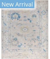 Solo Rugs Colorful Oushak Light Gray 8'1'' x 10'1'' Rug