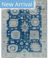 Solo Rugs Colorful Oushak Blue 7'11'' x 9'11'' Rug