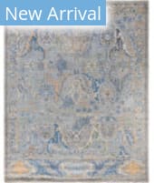 Solo Rugs Colorful Oushak Gray 8'1'' x 9'11'' Rug