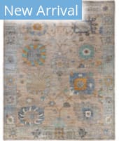 Solo Rugs Colorful Oushak Beige 7'11'' x 9'10'' Rug