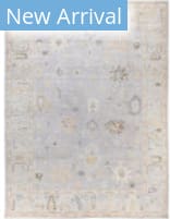 Solo Rugs Colorful Oushak Light Gray 9'2'' x 11'10'' Rug