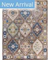 Solo Rugs Colorful Oushak Brown 9'1'' x 11'10'' Rug