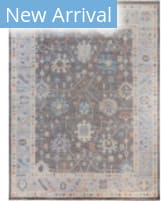 Solo Rugs Colorful Oushak Gray 8'9'' x 11'8'' Rug