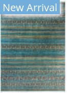 Solo Rugs Tribal Aqua 8'8'' x 11'11'' Rug