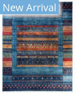 Solo Rugs Tribal Blue 9'2'' x 11'8'' Rug