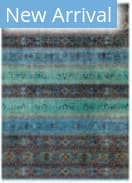 Solo Rugs Tribal Light Blue 9'1'' x 12'7'' Rug