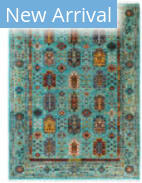 Solo Rugs Tribal Green 9'2'' x 12'3'' Rug
