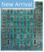 Solo Rugs Tribal Teal 8'3'' x 9'10'' Rug