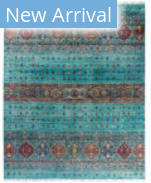 Solo Rugs Tribal Green 8'2'' x 10'2'' Rug