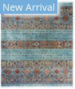 Solo Rugs Tribal Light Blue 8'1'' x 9'5'' Rug