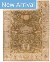Solo Rugs Oushak Green 9' x 11'9'' Rug