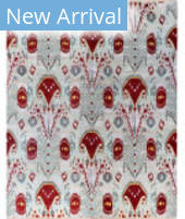 Solo Rugs Ikat Red 8'2'' x 10'3'' Rug