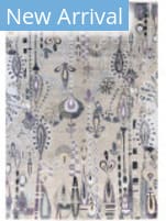 Solo Rugs Ikat Gray 9' x 12'7'' Rug