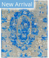 Solo Rugs Special Ikat Blue 8'1'' x 9'9'' Rug