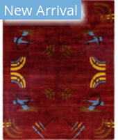 Solo Rugs Ikat Red 8'1'' x 10'1'' Rug