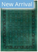 Solo Rugs Fine Vibrance Green 9'10'' x 14' Rug