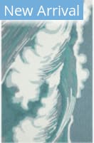 Trans-Ocean Capri Wave 1755/94 Aqua Area Rug