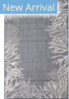Trans-Ocean Carmel Reef Border 8498/33 Navy Area Rug