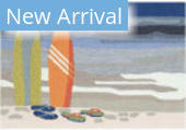 Trans-Ocean Frontporch Surf Break 4674/04 Ocean Area Rug