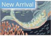 Trans-Ocean Frontporch Siren Sighting 4677/04 Ocean Area Rug