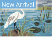 Trans-Ocean Frontporch Egret 4724/03 Lake Area Rug