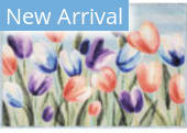 Trans-Ocean Impressions Tulips 2938/44 Multi Area Rug
