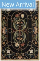 Trans-Ocean Marina Dream Garden 8239/47 Midnight Area Rug