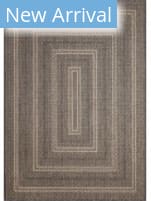 Trans-Ocean Monaco Multi Border 6280/48 Black Area Rug