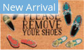 Trans-Ocean Natura Please Remove Your Shoes 2224/12 Natural Area Rug