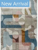 Vestiges Aakar Natural By Kavi Eskn-1001 Pebble - Pearl Blue Area Rug