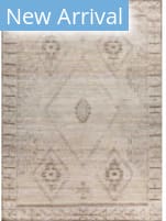Vestiges Heja Tribal Medallion Re-1260 White Ice - Cocoa Brown Area Rug