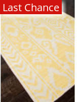 Rugstudio Sample Sale 81843 White / Butter Area Rug