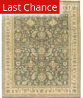 Rugstudio Sample Sale 168166 Teal - Beige Area Rug