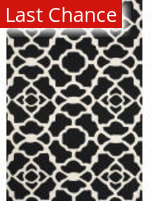 Rugstudio Sample Sale 184772 Black - White Area Rug