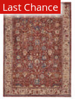 Rugstudio Sample Sale 184896R Rust - Ivory Area Rug