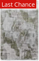Rugstudio Sample Sale 268846R Green - Ivory Area Rug
