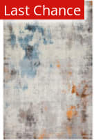 Rugstudio Sample Sale 220835R Cream - Light Blue Area Rug
