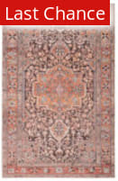 Rugstudio Sample Sale 217674 Orange - Dark Gray Area Rug