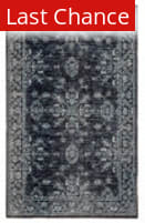 Rugstudio Sample Sale 204813R Blue - Black Area Rug