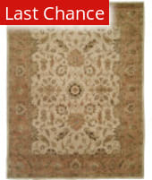 Rugstudio Sample Sale 23965 Ivory-Rust Area Rug